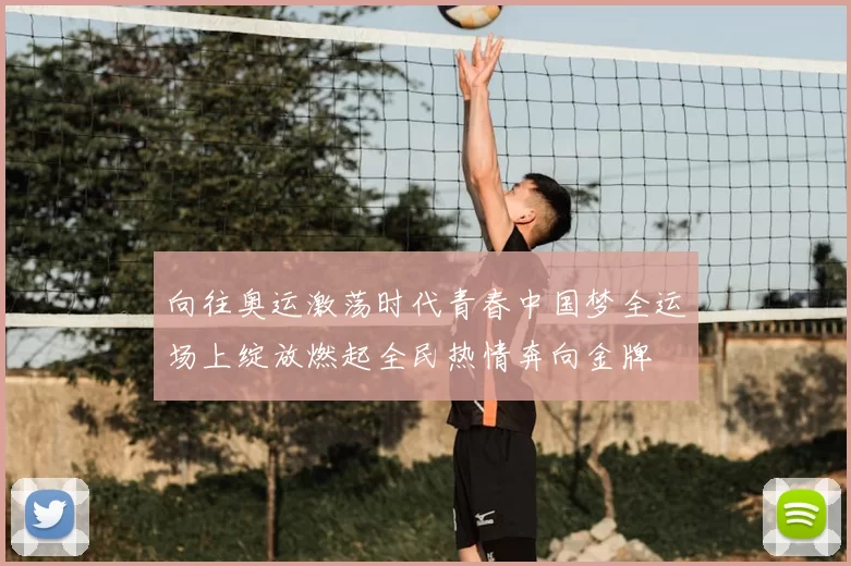 向往奥运激荡时代青春中国梦全运场上绽放燃起全民热情奔向金牌